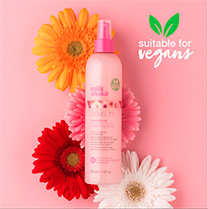  pink hair products with flowers